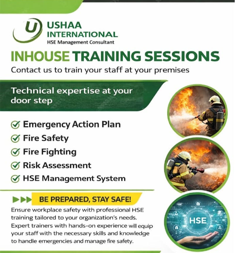 HSE Policy, HSE Management Consultant, HSE and Fire Safety Consultant, Inspection, Testing
